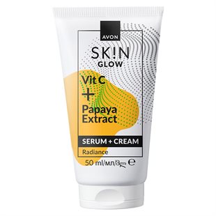 Rozžiarujúce pleťové sérum a krém 2 v 1