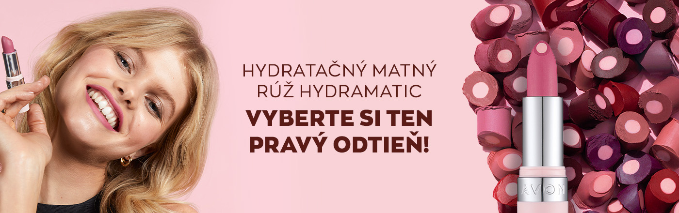 Hydratačný matný rúž hydramatic. Vyberte si ten pravý odtieň!